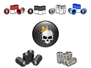 Rims Valve Caps SUVs Broad Scope Grid